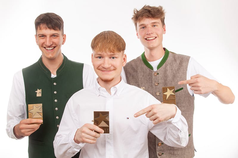 Patrick, Sebastian und Moritz (v. l.) wurden kürzlich von der WKO Steiermark als „Stars of Styria“ ausgezeichnet. (Foto: WKO Steiermark)